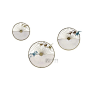 transparent acrylic metal screen luxury zen style floriculture tea ceremony 装饰 陶瓷 书法 摆件 屏风 鸟 透明 金属 亚克力 奢华 禅意空间 花艺 茶道