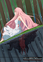 Anime 1061x1500 Darling in the FranXX anime girls Zero Two (Darling in the FranXX)