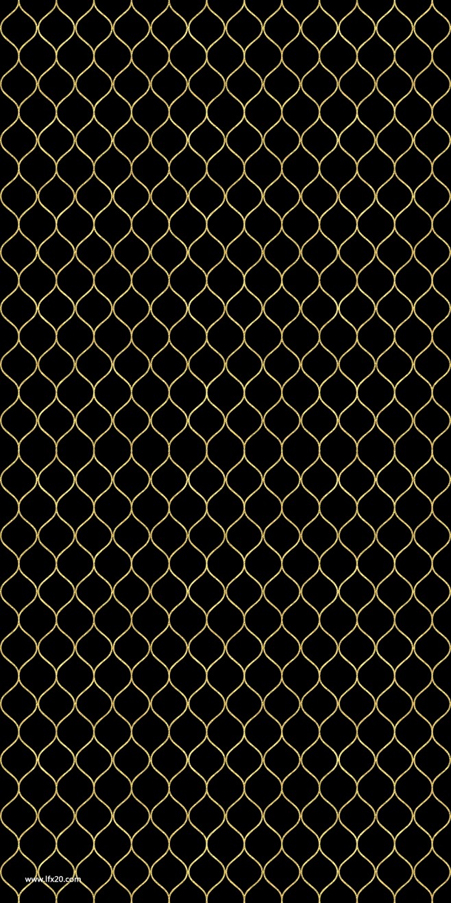 金箔黑金背景曲线形状图案 (14)
