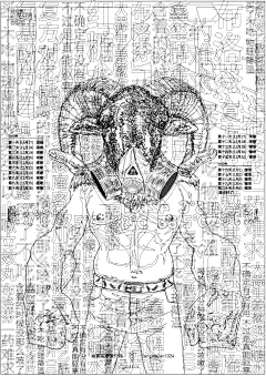 阳了个羊_插画设计AI轮廓视图（梁志坚设计师出品）2022.1.5