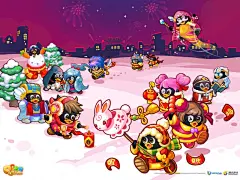 《QQ宠物企鹅》电脑高清壁纸桌面壁纸2