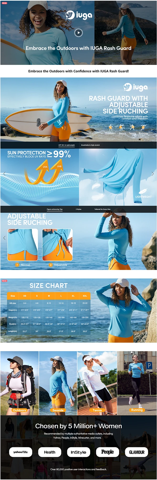 Women's UPF 50+ Sun Protection Jacket - Lightweight Athletic Cropped Zip Up For Hiking & Running
