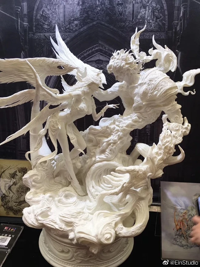 Ein工作室末日号角系列第二款《末世录——血海 加百列》（监修中） P1—7 建模渲染图 P8—9 展会白模效果图 -花瓣网