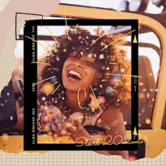 Pasteup New Year Mark Template