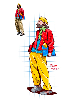 椰花糖采集到人物插画