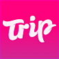Trip.com活动，餐厅和酒店点评应用程序图标