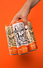 Milton Star Ciders Screams Summer — The Dieline | Packaging & Branding Design & Innovation News #packaging #package #packagingdesign #branding