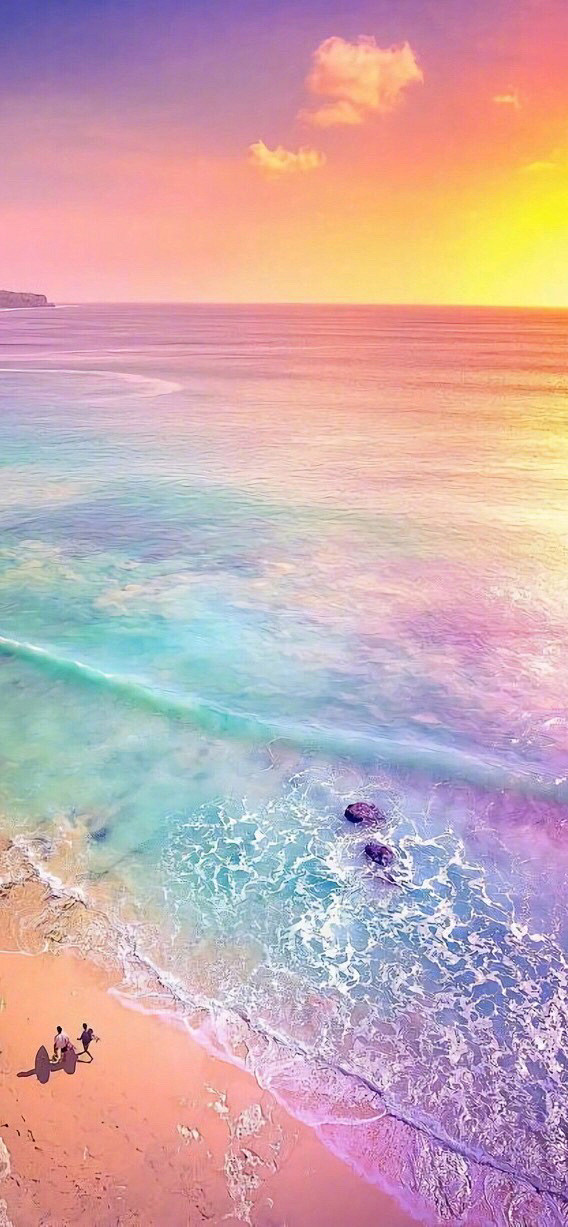 彩色沙滩