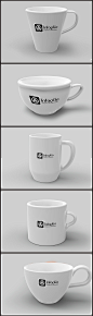 杯子咖啡杯智能贴图样机提案神器设计效果图PSD素材中标神器下载 茶杯 咖啡杯 纸杯 一次性纸杯 饮料杯 水杯
