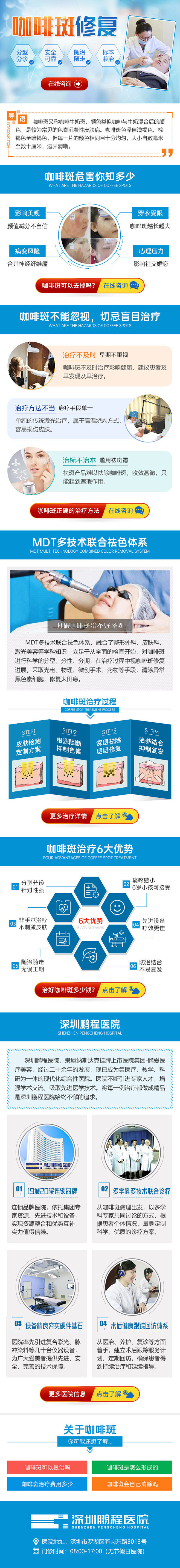 7.4鹏程胎记科咖啡斑治疗专题