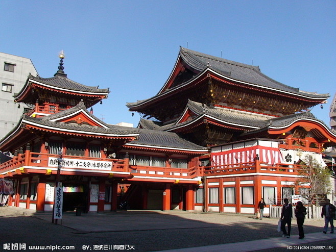 名古屋大须观音寺摄影图__风景名胜_自然...