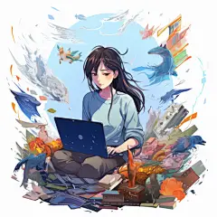 电脑少女