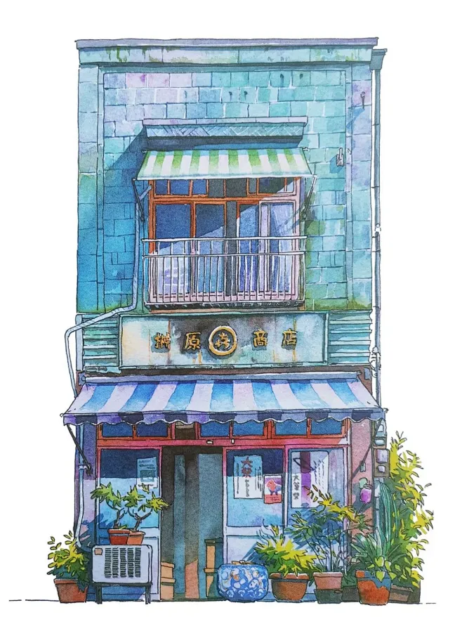 《天气之子》背后画师竟是波兰人！他用水彩画遍了东京老铺_头条君_图片-致设计