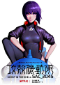 善于刻画女性细腻的表情与情感，《攻壳机动队》角色设计师Ilya Kuvshinov