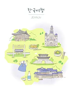 简约扁平 手绘地图 名胜古迹 风景插图插画设计AI ti246a4801简约|扁平|名胜古迹|风景|插图|插画设计
