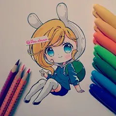 &quot;Sharpie and color pencil faber castell eco&quot; Una Fiona pah lah banda~ No son los ojos que siempre hago, pero me gusta probar estilos nuevos... O no taaan nuevos XP Entre otras noticias... Weon!! Me cagaron la mañana X'D -llora como tortuga- leía