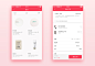 Makeup UI Design : 美妆UI designUI亮点：整体颜色搭配、首页内容、icon练习以及banner的练习。