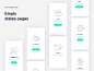Empty states for Health app