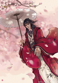 高阳海棠采集到一桥清雨一伞开
