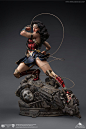 Wonder Woman, Gerard Kravchuk : I'm so happy to introduce this insane piece of ART. 
I was responsible for High Res model. The level of details is incredible, 
the materials definition and painting really top-notch!
Special thanks to Oliver, the Art Direc