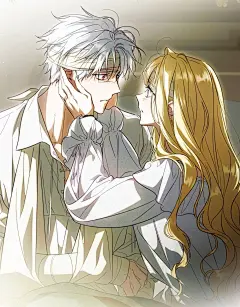 这可能包含：两个动漫人物互相拥抱