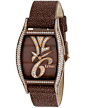 Le Vian Womens Swiss Time Diva Diamond 178 Ct Tw Brown Leather Strap 32x35mm - Lyst