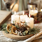小鹿森林主题烛台 圣诞节创意装饰摆件礼物 香薰蜡烛北欧浪漫饰品-淘宝网
