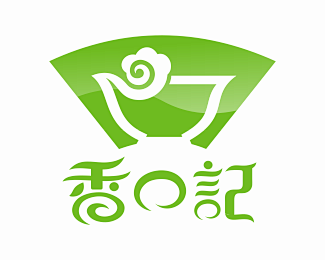 香口记餐饮logo