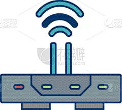 路由器,计算机图标,轮廓,矢量,符号,标志,插画,无线技术,图像,设计