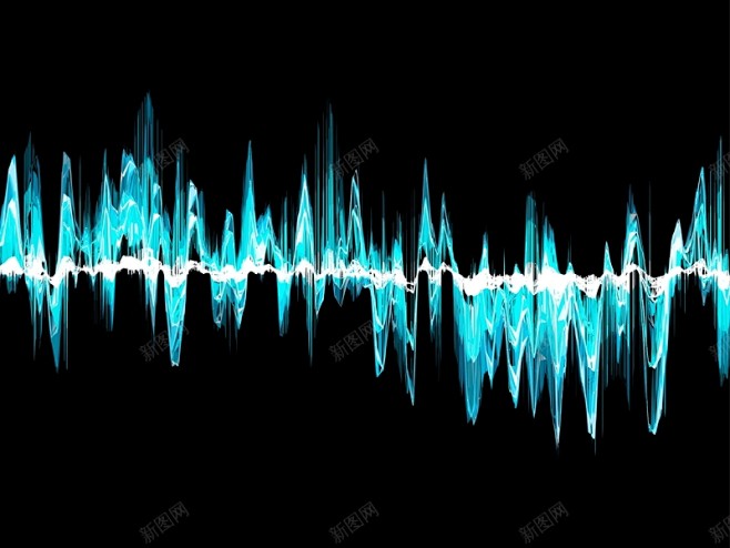 声音波纹矢量图高清素材 声波 声纹 声音 波纹 矢量图 蓝色 背景底图 背景 设计图片 免费下载