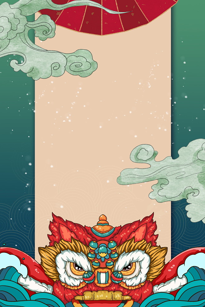 中国风国潮背景