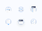 Empty states illustration set app design icon set empty state ux illustration ui