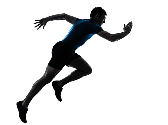跑步的运动员高清图片