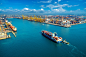 aerial-view-cargo-ship-cargo-container-harbor