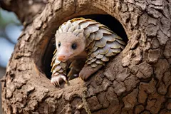 保护野生动物特化物种穿山甲