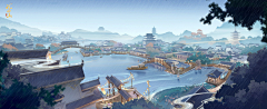 Libert丶采集到【CG】国风、水墨场景