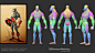 Block-Out Student Gallery : This is the character block-out student gallery for 3d Character Workshop