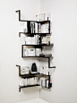 playinginthemoon: minimalism. bookshelves. ... | Inspiración robada