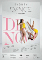 #设计秀# 一组舞者的海报设计