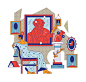 ILLUSTRATIONS FOR PRIVET, MOSCOW! : 2019