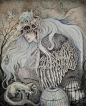 Contemporary Mythology - Paintings : Caitlin Hackett's online portfolio.