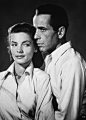 Humphrey Bogart and Lauren Bacall for syndicated radio programme Bold Venture…