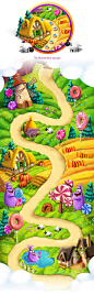 Bits of Sweets: Map : Make a journey to a magical Candy Land cramfull with gingerbread houses and trees of sweet cotton wool with the young and enchanting brother and sister. Help main characters, to feed poor kids by collecting bits of sweets in a wonder