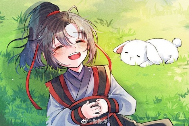 魔道祖师小魏婴太可爱了想偷偷抱走但是我觉得我打不过那个拿琴的