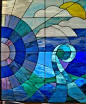 Image result for frank lloyd wright stained glass: 