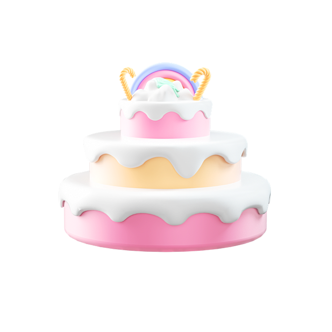 3D立体食物蛋糕生日甜点
