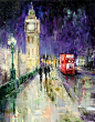 #色彩# 来自俄罗斯画家 Gleb Goloubetski 油画风光绘画作品一组 ​​​​