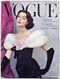 Vogue Paris 1953 November design by Cristóbal Balenciaga