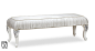 TALMD新古典软包扪布床尾凳高端家具定制668-15A