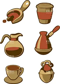 咖啡  - 源文件下载【酷图网】甜品,图标,矢量,蛋糕,下午茶,手绘,简笔画,画,卡通,可爱,海报,甜食,面包店,甜品店,咖啡,杯子,咖啡杯,咖啡豆,咖啡店,纸杯,纸袋,吸管,